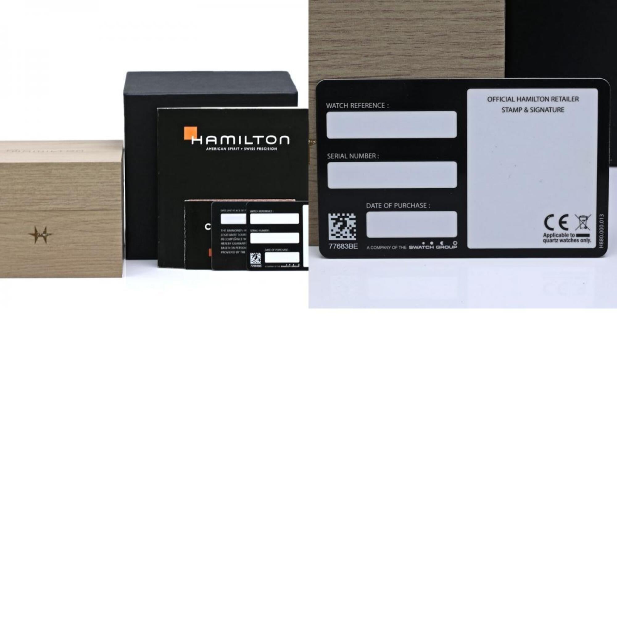 HAMILTON Hamilton Railroad Lady Diamond H40391191 H403910 Women's Watch Stainless Steel /40412 — Good