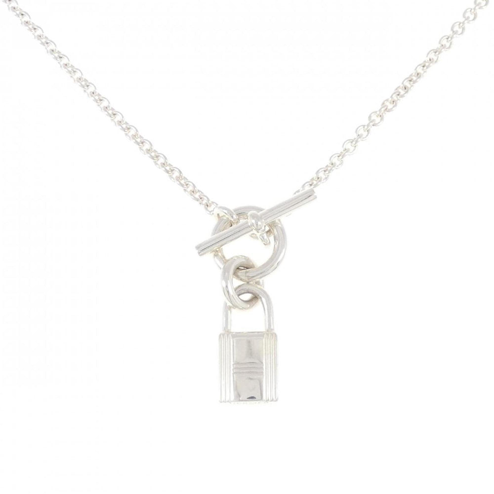 Hermes Amulet Padlock Necklace — Like New