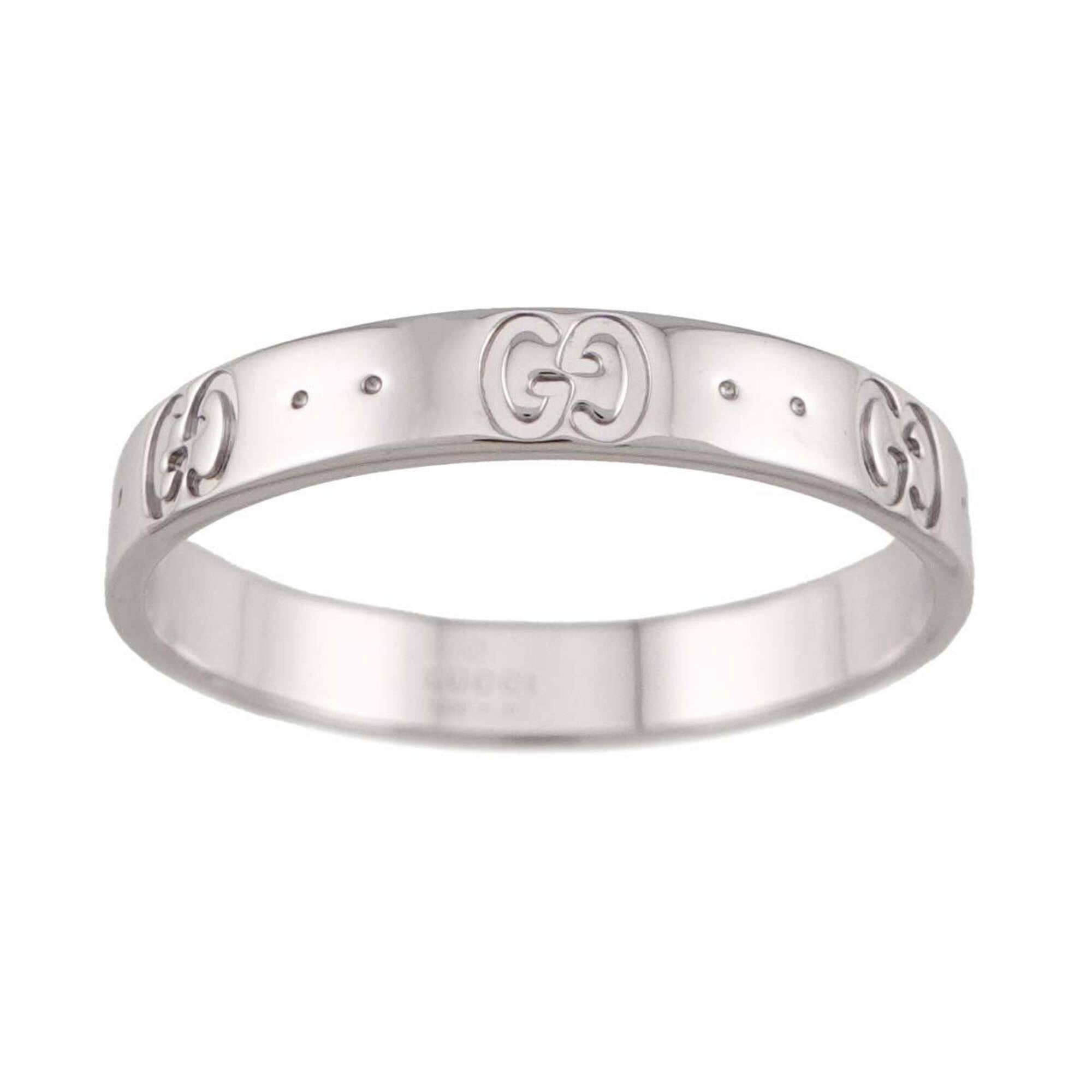 Gucci Icon Ring #25, 18K WG (White Gold 750) — Like New