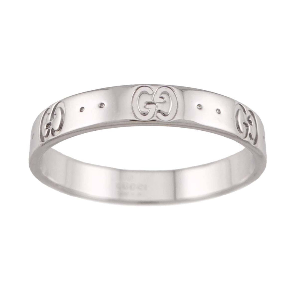 Gucci Icon Ring #25, 18K WG (White Gold 750) — Like New