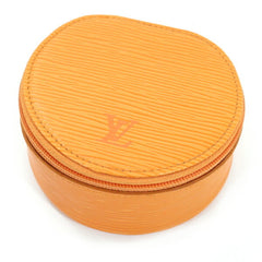 Louis Vuitton Epi Ecran Bijou Jewelry Case Bag Pouch Mandarin Orange Ring M48217 LOUIS VUITTON TK1923 — Like New
