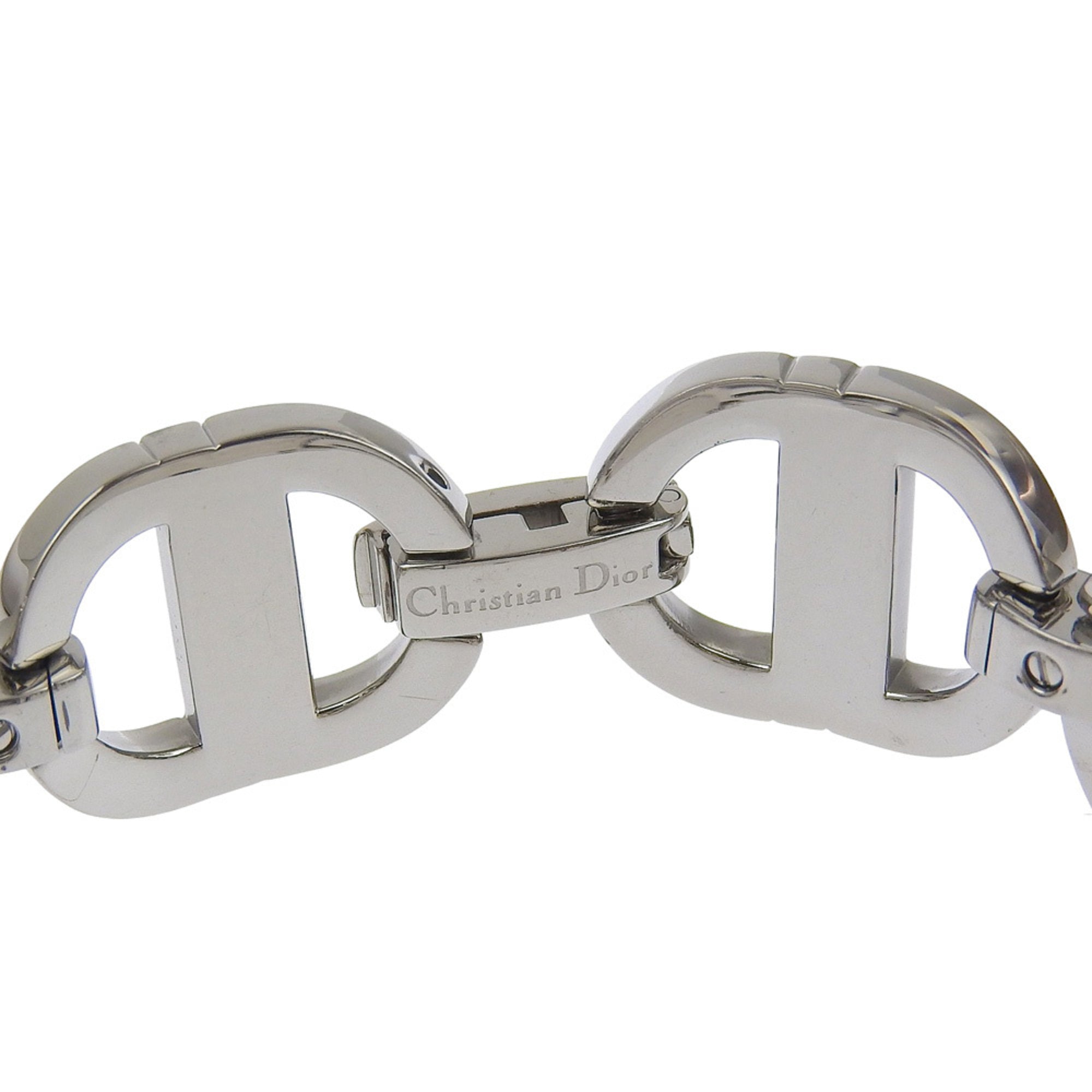 Dior Maris Watch D78-109, Stainless Steel, Quartz, Analog Display, White Shell Dial, Women's — Good