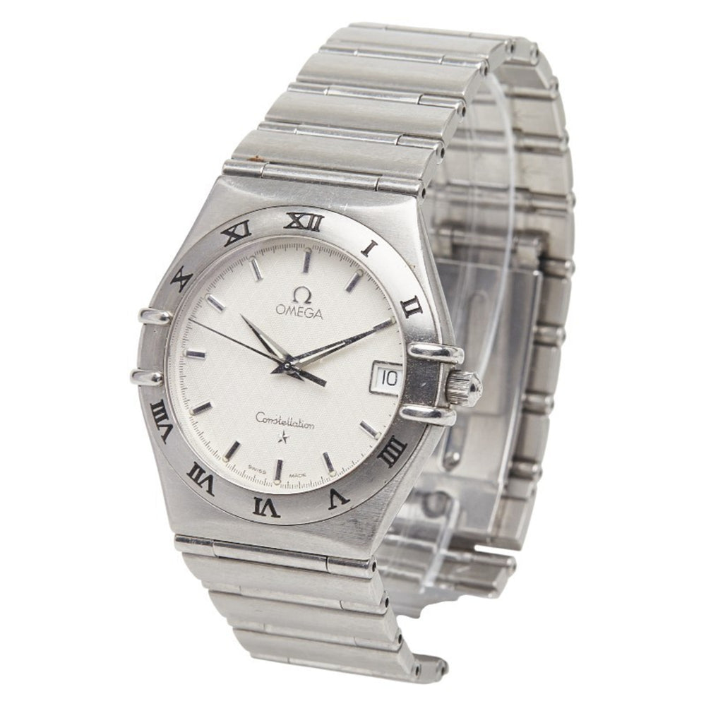 Omega Constellation Watch 1512.30 Swiss Quartz White Dial Stainless Steel Men's OMEGA — Good