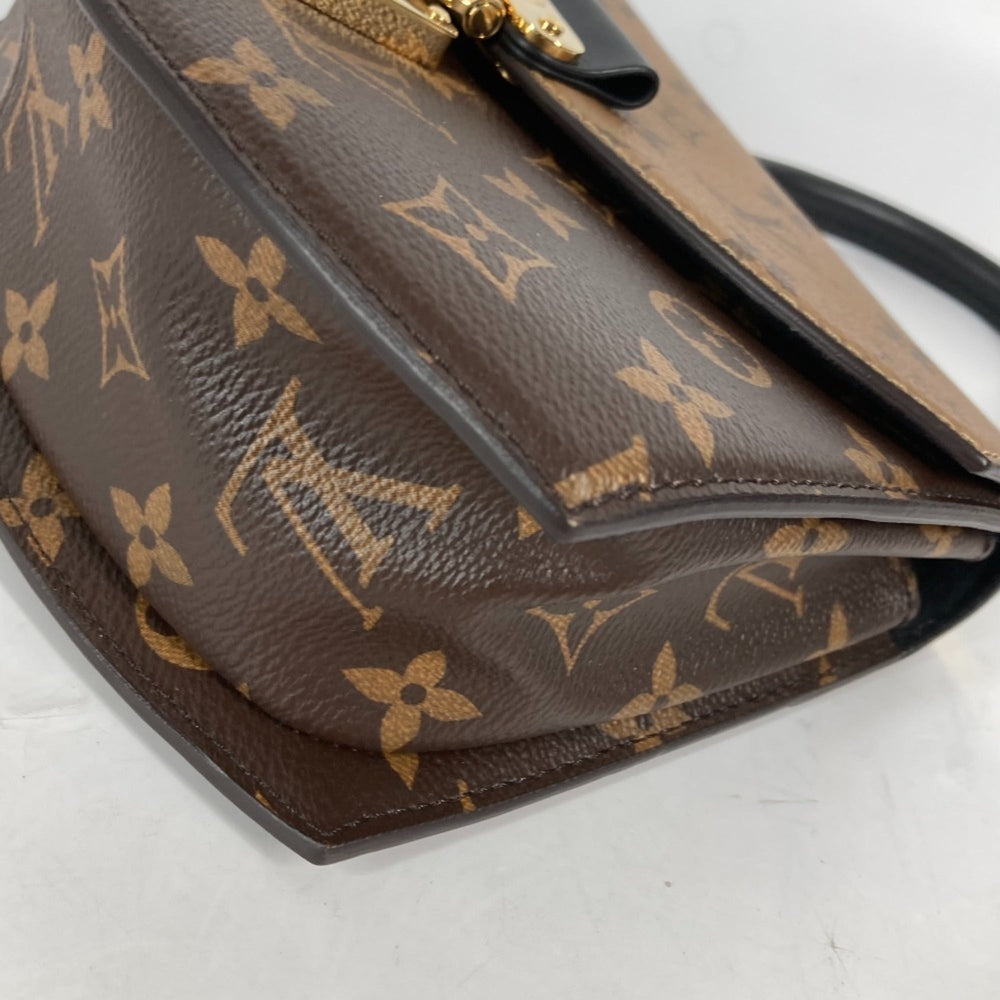 LOUIS VUITTON M46548 Monogram Reverse Tilsitt 2-Way Bag, Shoulder Bag/Handbag, Canvas/Monogram Canvas, Women's, Brown, Like New — Like New
