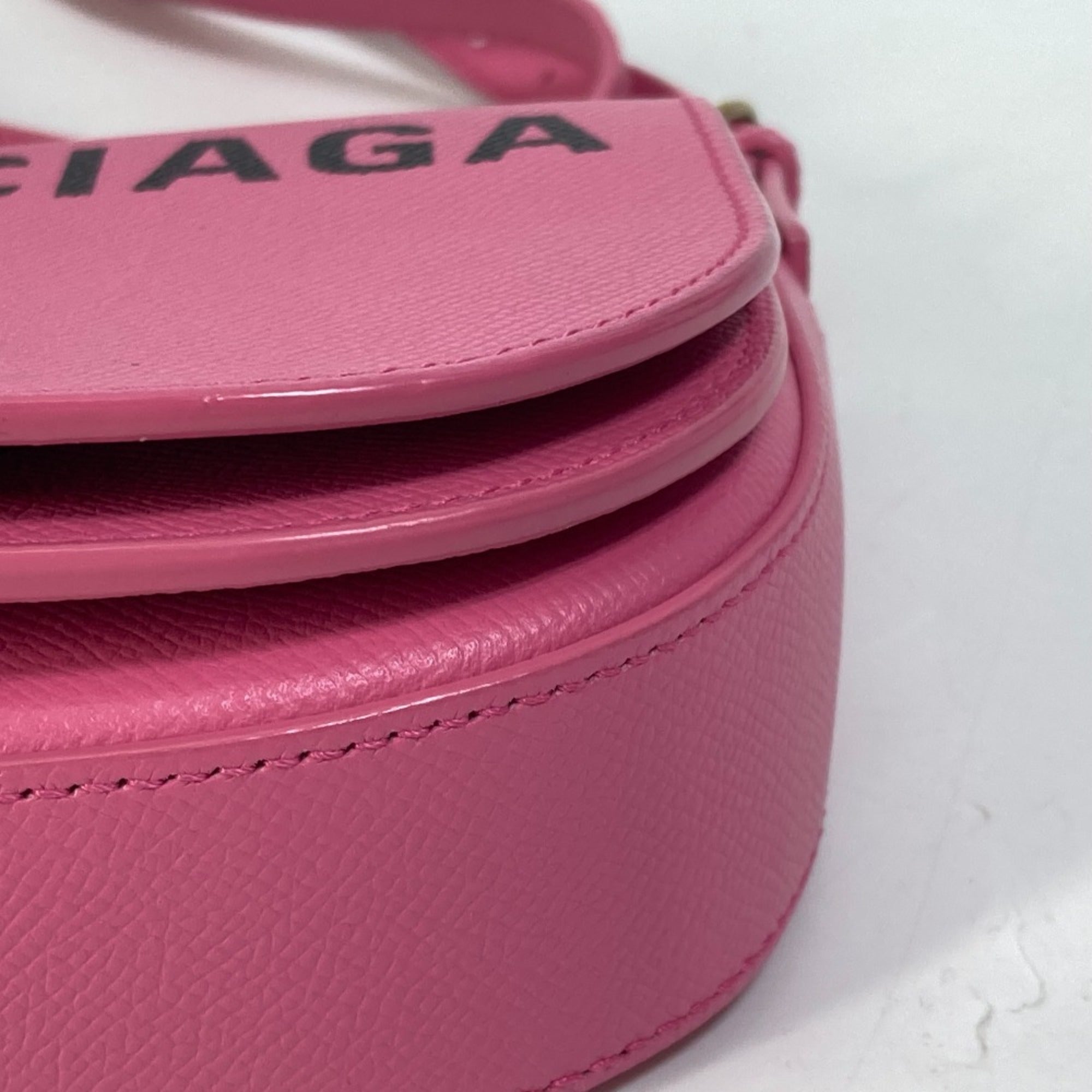 Balenciaga 550639 Pochette Crossbody bag Shoulder Bag pink Black — Like New