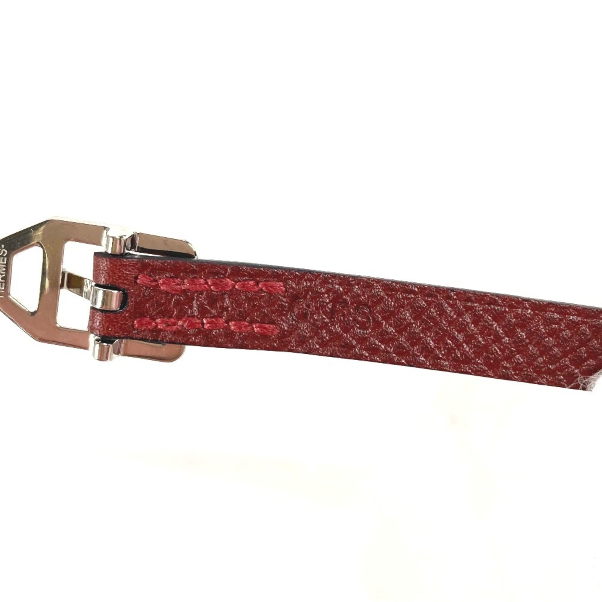 HERMES Paddock Double Tour Bracelet, Women's Leather Brown — Like New