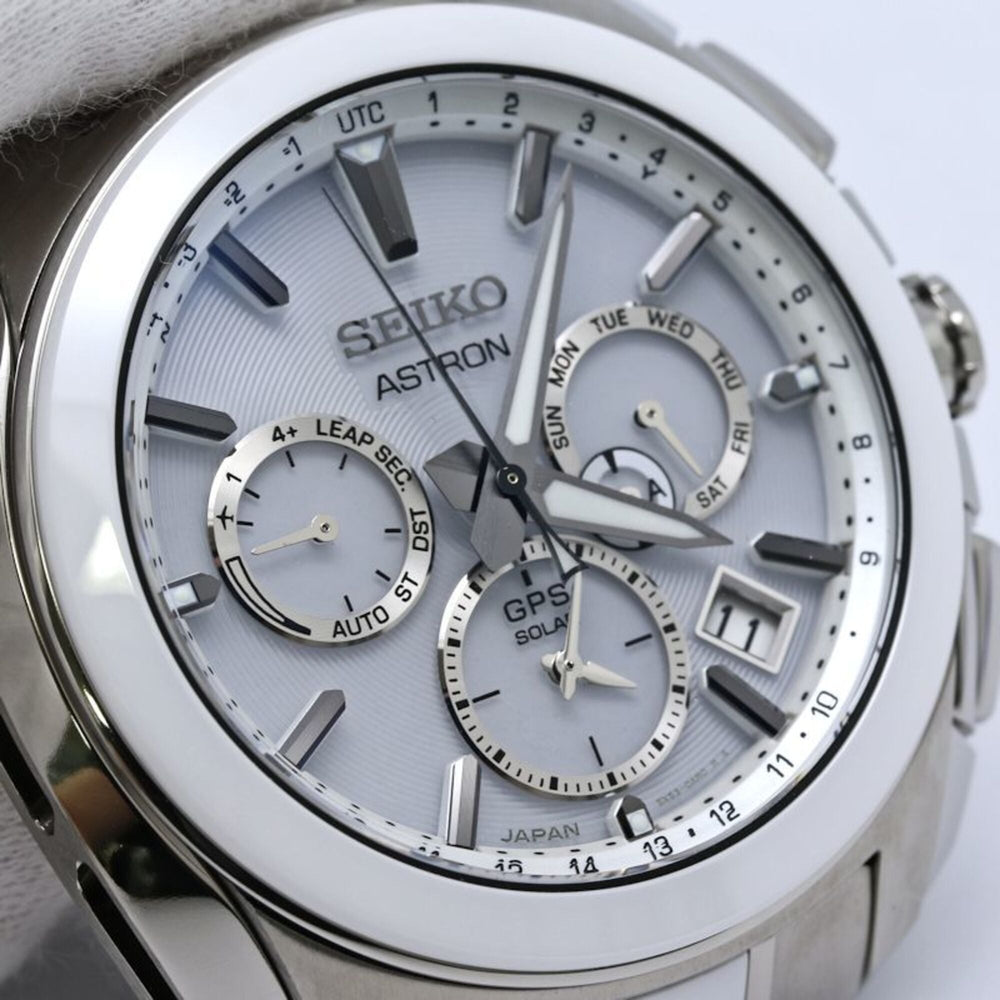 SEIKO Astron SBXC057 5X53-OAXO Men's Watch, Ceramic x Titanium, 40538 — Very Good