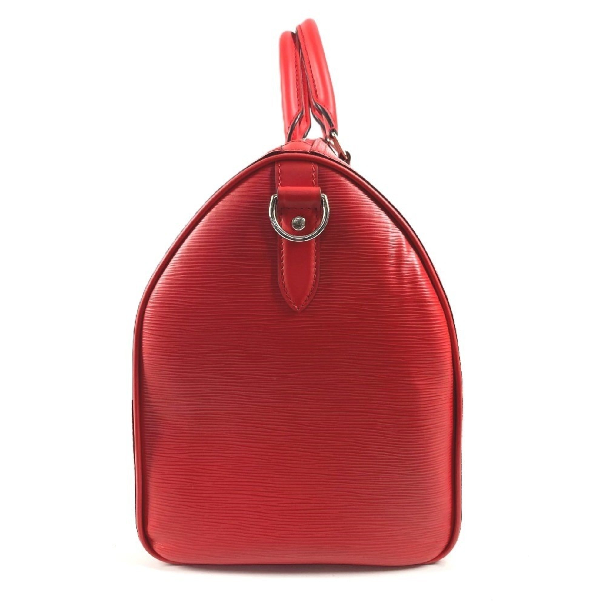 LOUIS VUITTON M53419 Epi Leather x Supreme Collaboration Keepall Bandoulière 45 Travel Bag, Boston Men's, Red, Like New — Like New