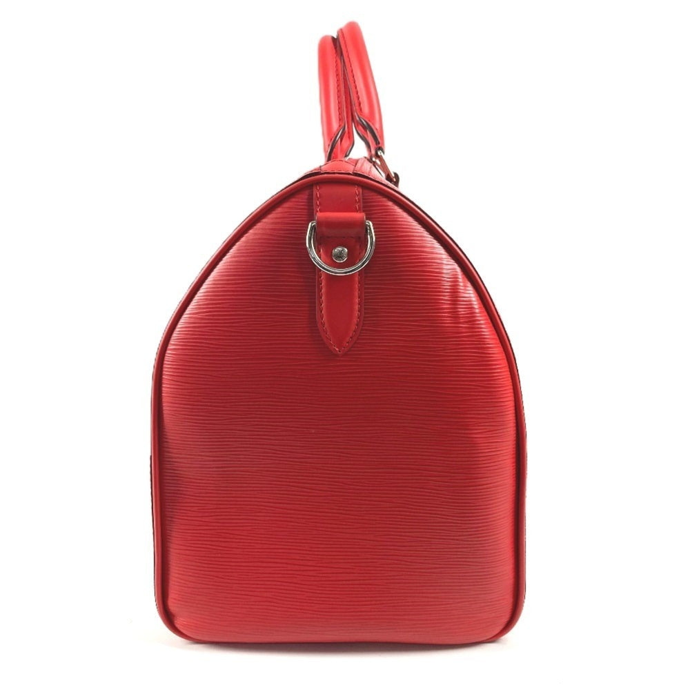LOUIS VUITTON M53419 Epi Leather x Supreme Collaboration Keepall Bandoulière 45 Travel Bag, Boston Men's, Red, Like New — Like New
