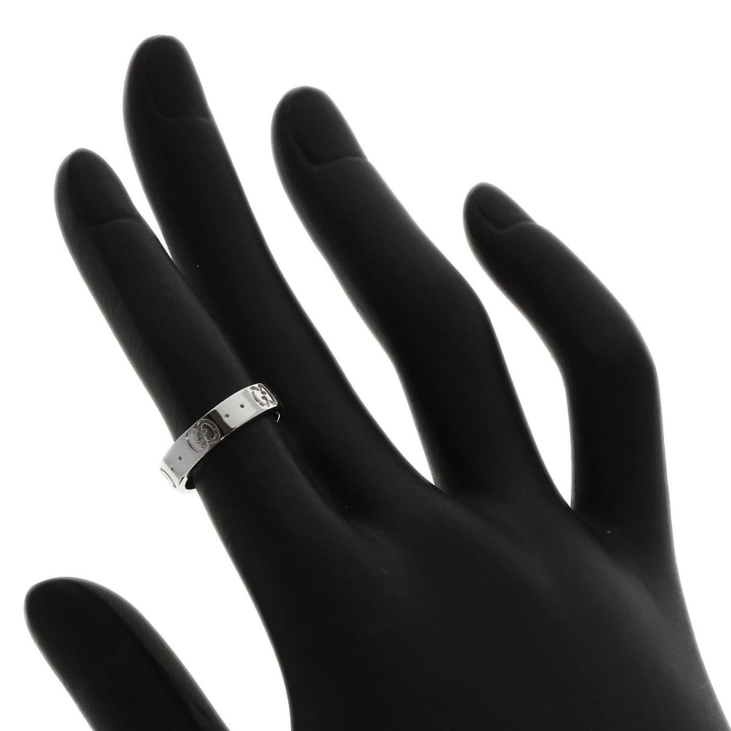 Gucci Icon #6 Ring in 18K White Gold for Women