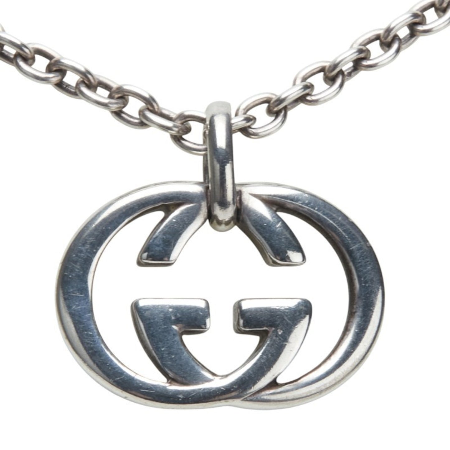 Gucci Interlocking G Necklace in SV925 Silver for Women