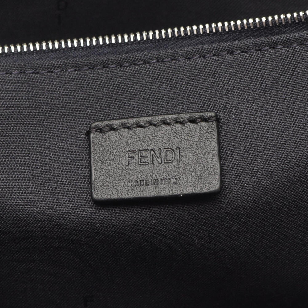 Fendi FF Shopping Bag, Medium Tote Handbag, Canvas Leather, Men's & Women's, Blue/Brown, 7VA657AUGOF1SCG — New - Store Return