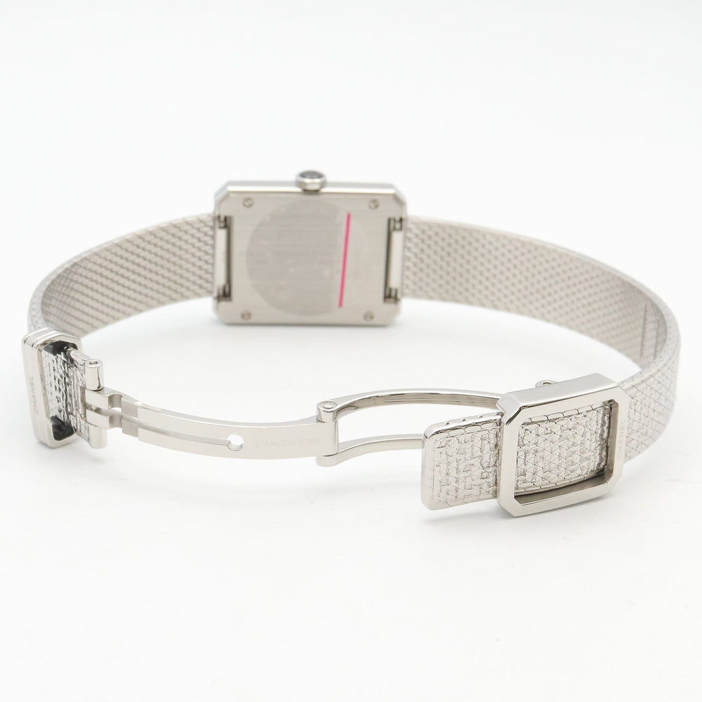 Chanel Boyfriend Tweed Watch, Stainless Steel, Women's, Black, H4876 — Very Good
