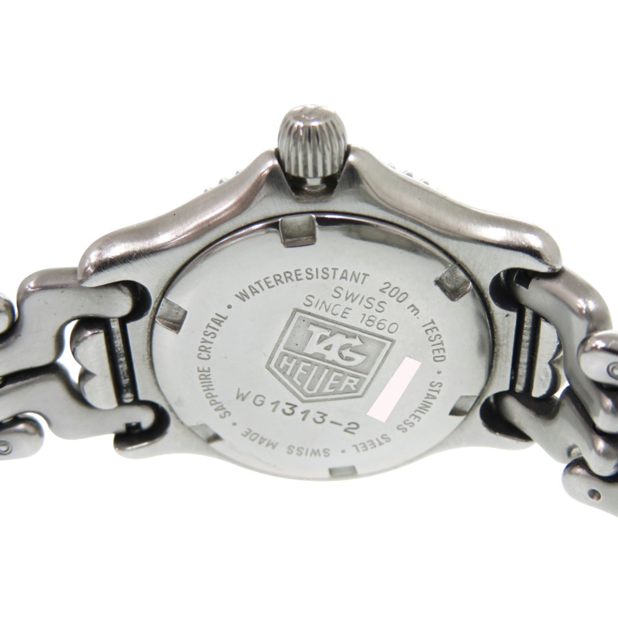 TAG Heuer Cell Date WG1313-2 Stainless Steel Gray Quartz Watch 0667TAG HEUER — Good