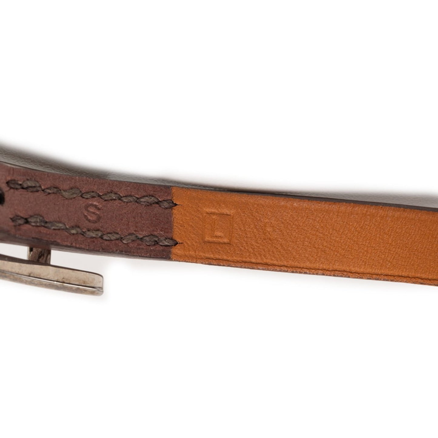 Hermès Api 3 Bracelet Brown Swift Women's HERMES