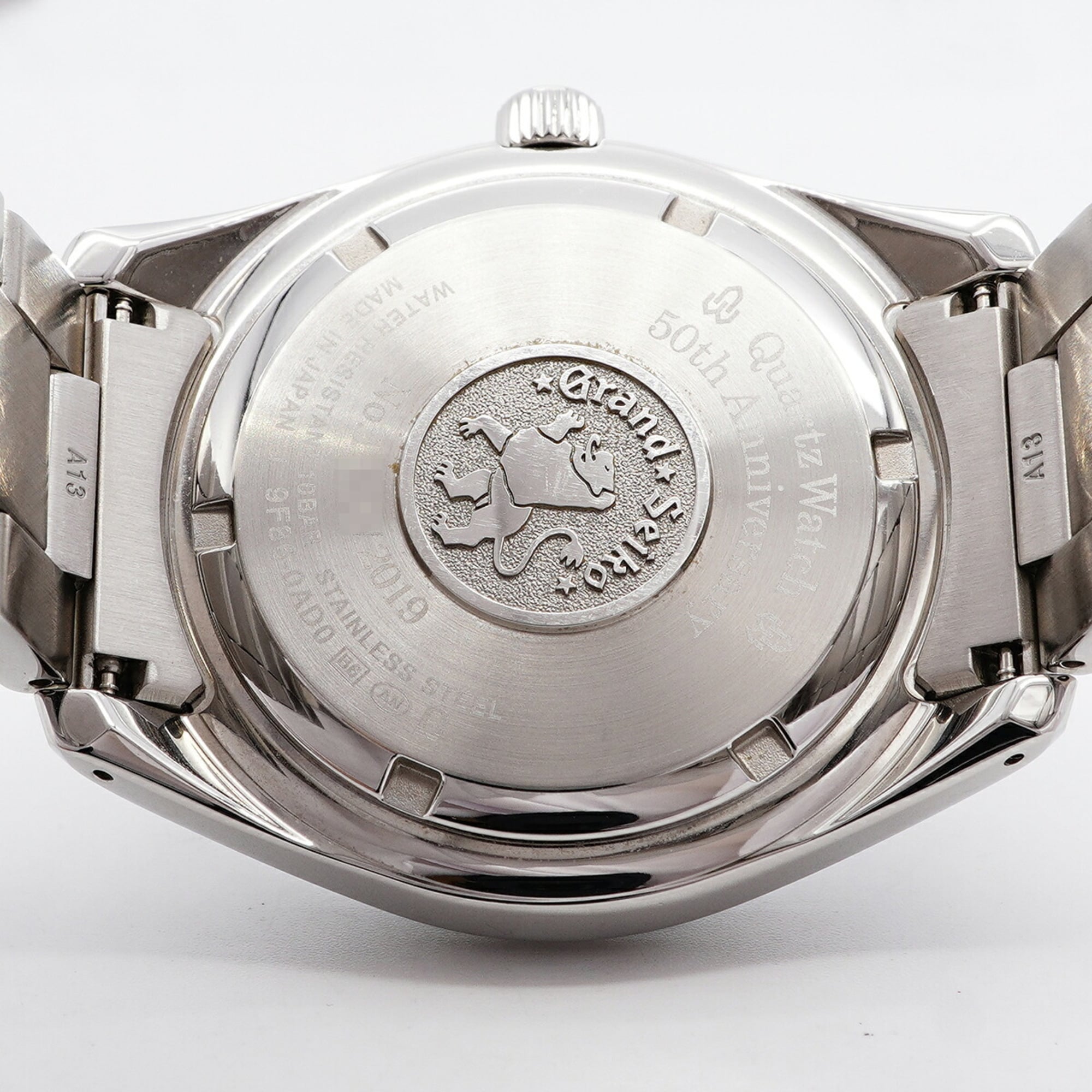 Seiko Grand GMT 50th Anniversary SBGN009 9F86-0AD0 Navy Dial Men's Watch — Good