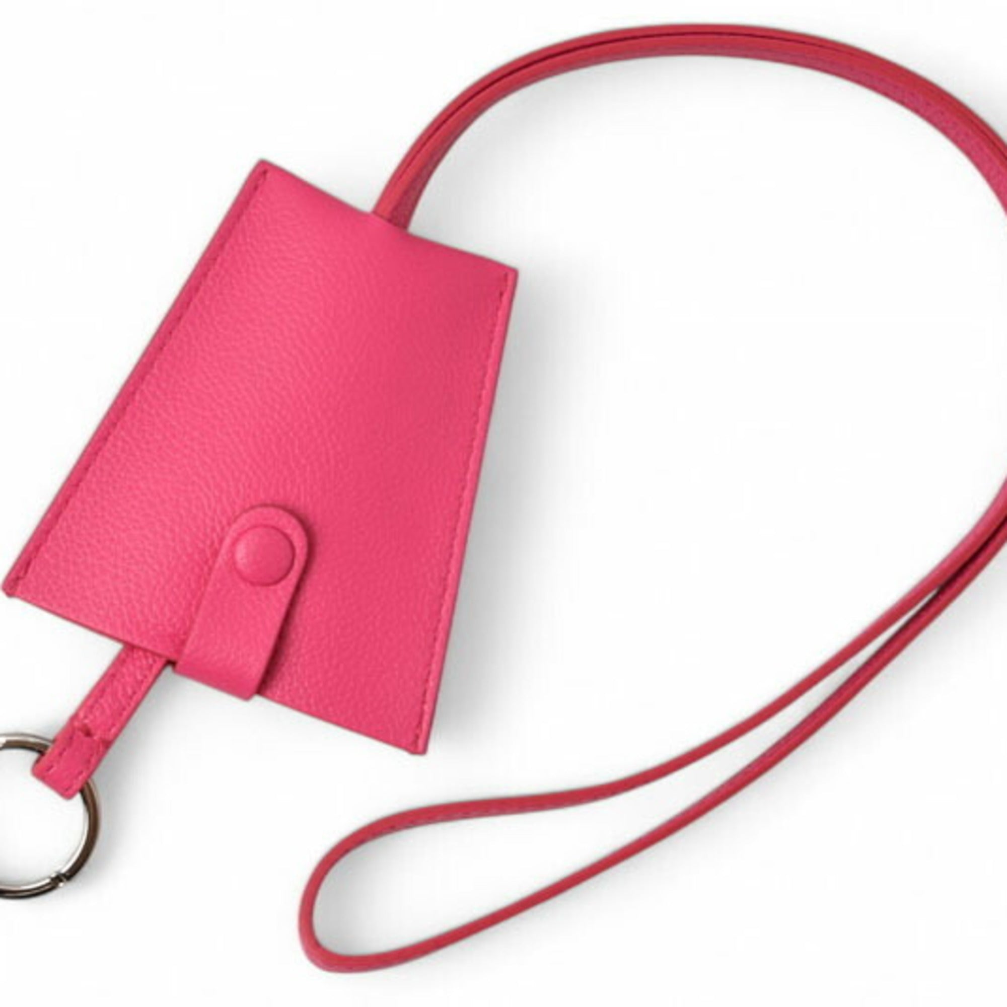 Balenciaga Key Ring Charm Neck Strap BALENCIAGA Crochet Pink Unused — New - Store Return