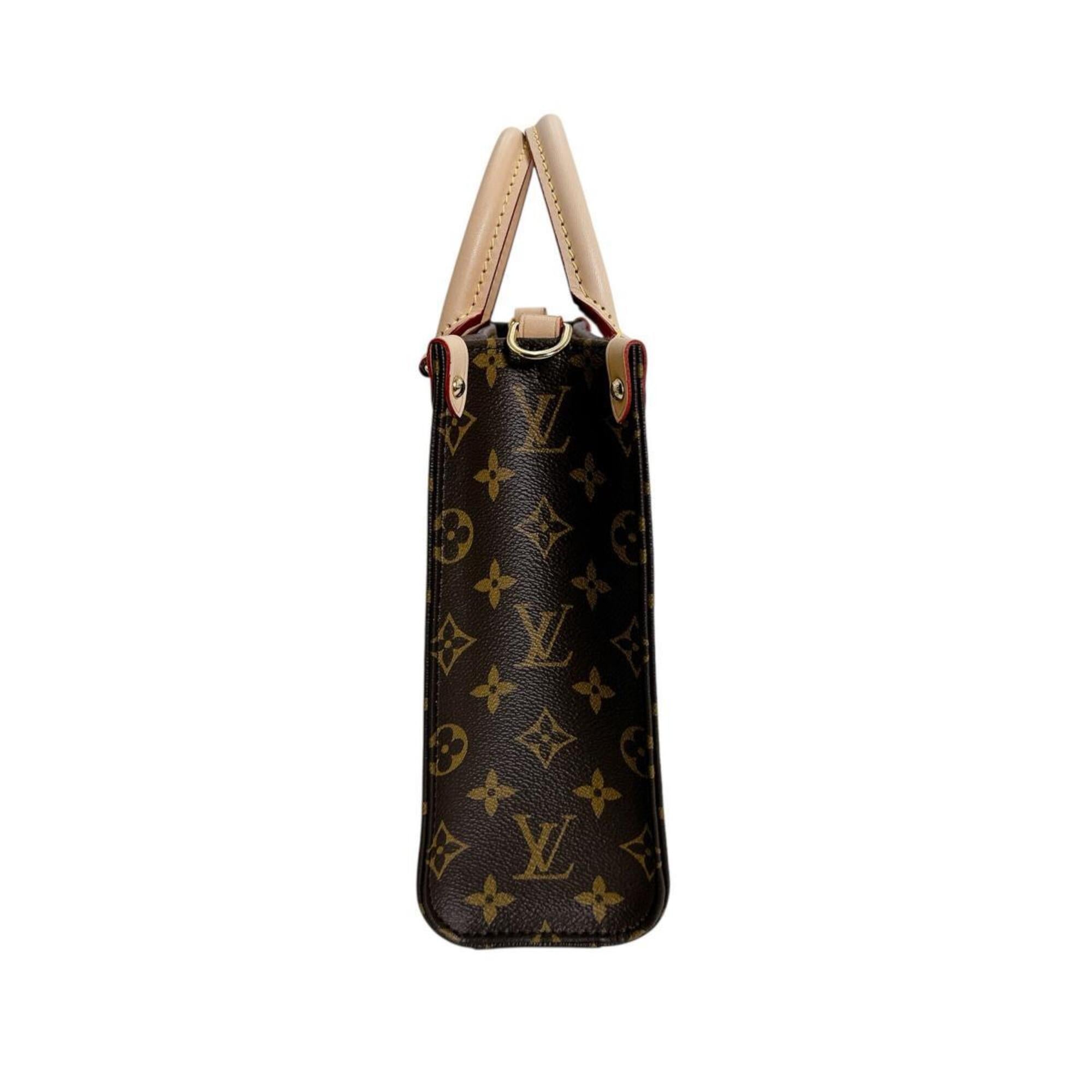 Louis Vuitton LOUIS VUITTON Handbag Sac Plat BB Monogram Canvas M46265 Brown — New - Store Return