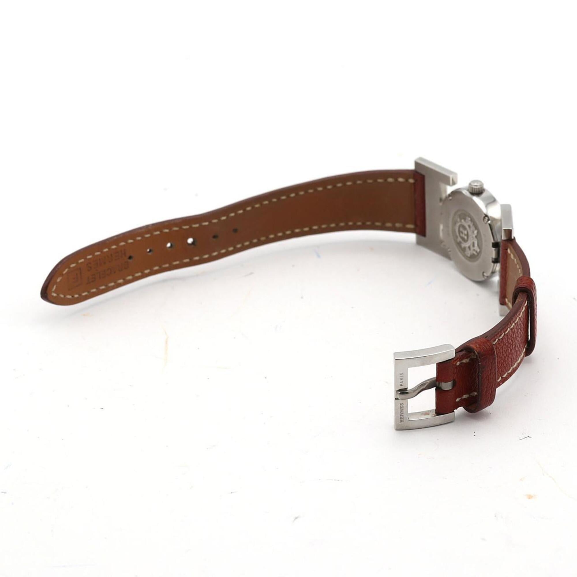 Hermes Paprika PA1.210 SS Quartz Watch — Good
