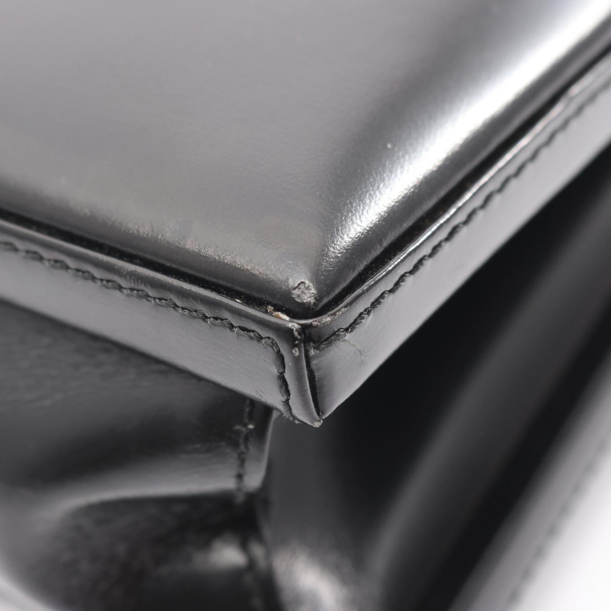 LOEWE handbag, leather, women's, black