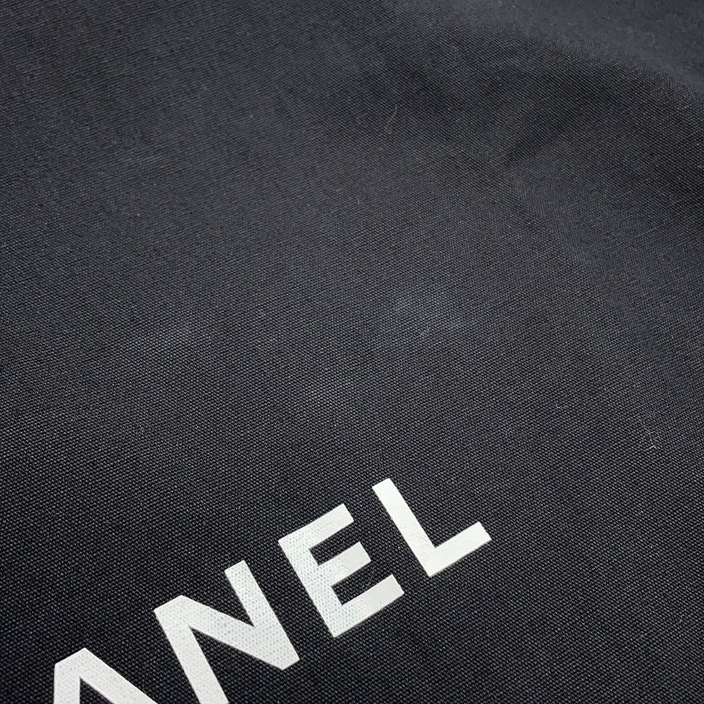 Chanel Chain Shoulder Bag, Matelassé, Coco Mark, Hobo, Lambskin, CHANEL 2-way, Black, Handbag, Women's — Like New