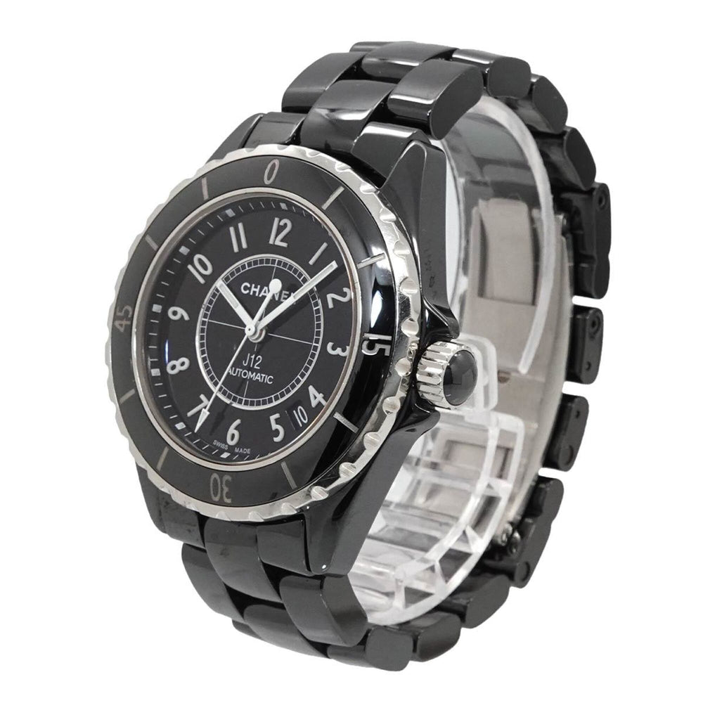 Chanel J12 38mm Men's Watch H0685 Black Ceramic Date Automatic Self-winding — Very Good