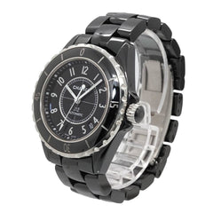 Chanel J12 38mm Men's Watch H0685 Black Ceramic Date Automatic Self-winding — Very Good