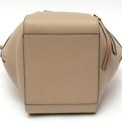 LOEWE Hammock Bag Compact A538H13X03 in Calfskin Sand (Greige) — Like New