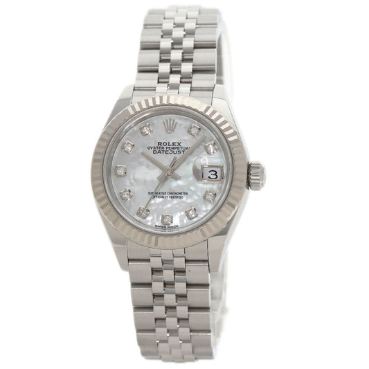 Rolex 279174NG Datejust 10-Piece Diamond Watch in Stainless Steel/SS/18K White Gold for Women