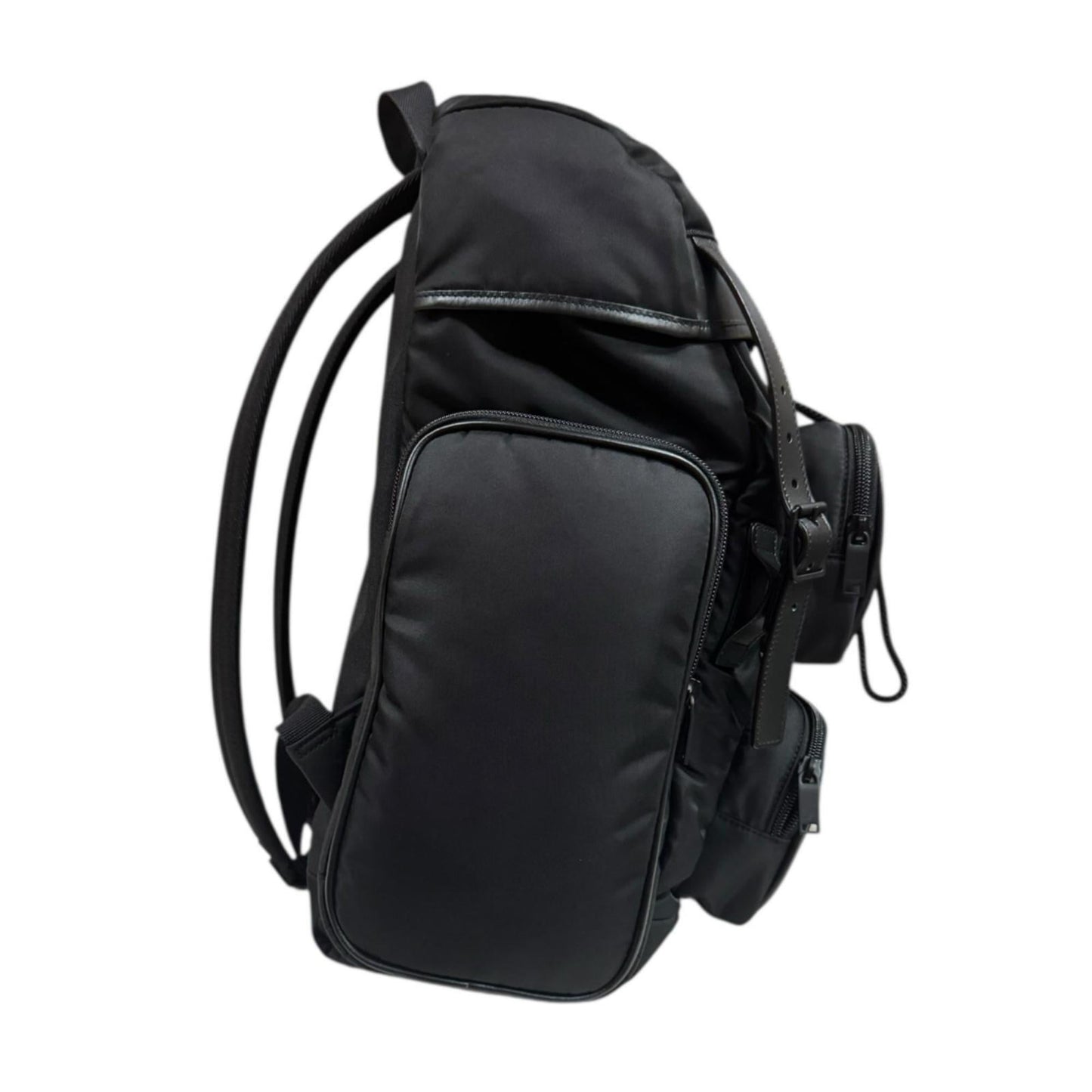 Saint Laurent City Multi-Pocket Backpack, Nylon 437110, Unisex.