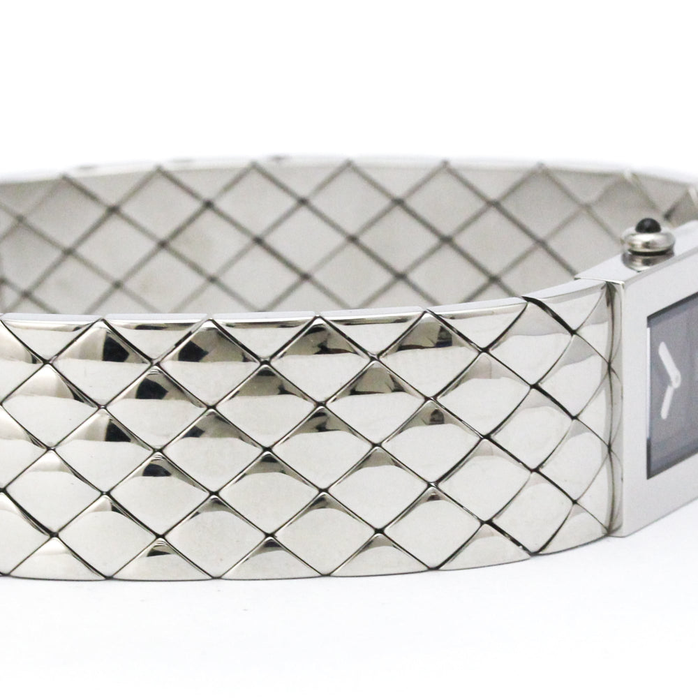 CHANEL Matelasse Stainless Steel Quartz Ladies Watch H0009 Polished — Very Good