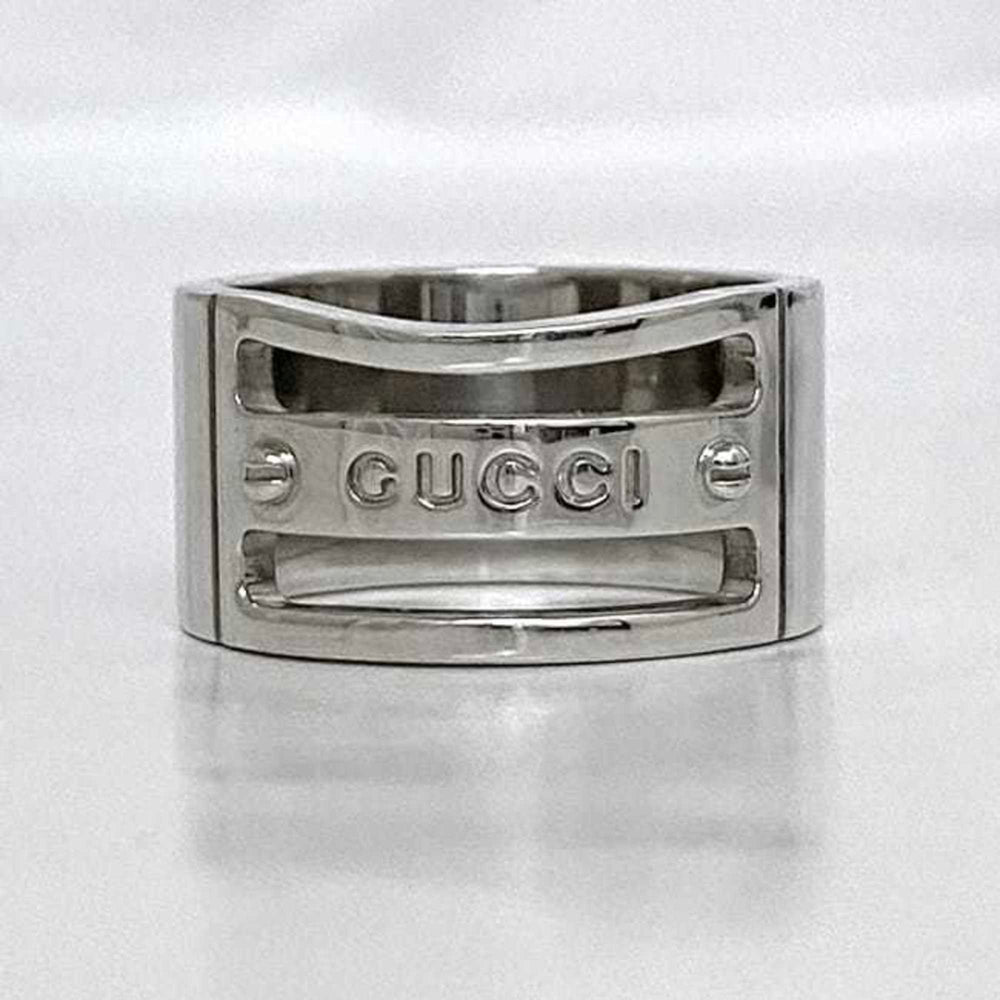 Gucci Ring ec-21087 Silver Size 19 Ag 925 GUCCI Plate Screw Men's — Like New