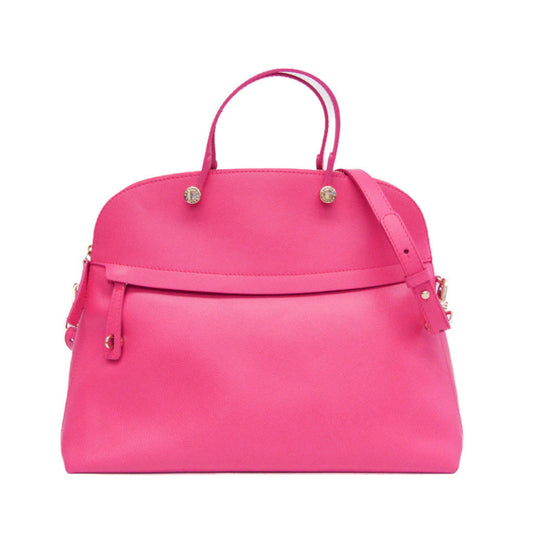 Furla Piper L Women's Leather Handbag,Shoulder Bag Pink