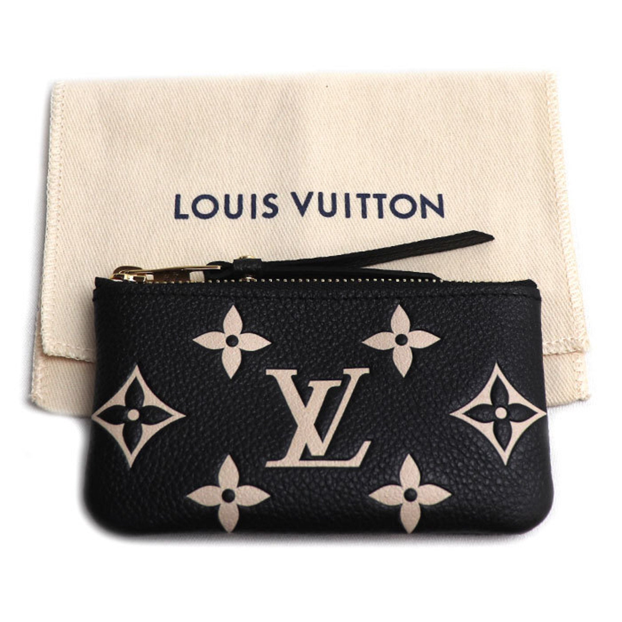 LOUIS VUITTON Louis Vuitton Pochette Cle Coin Case, Two-Tone Empreinte, M80885, Women's — New - Store Return