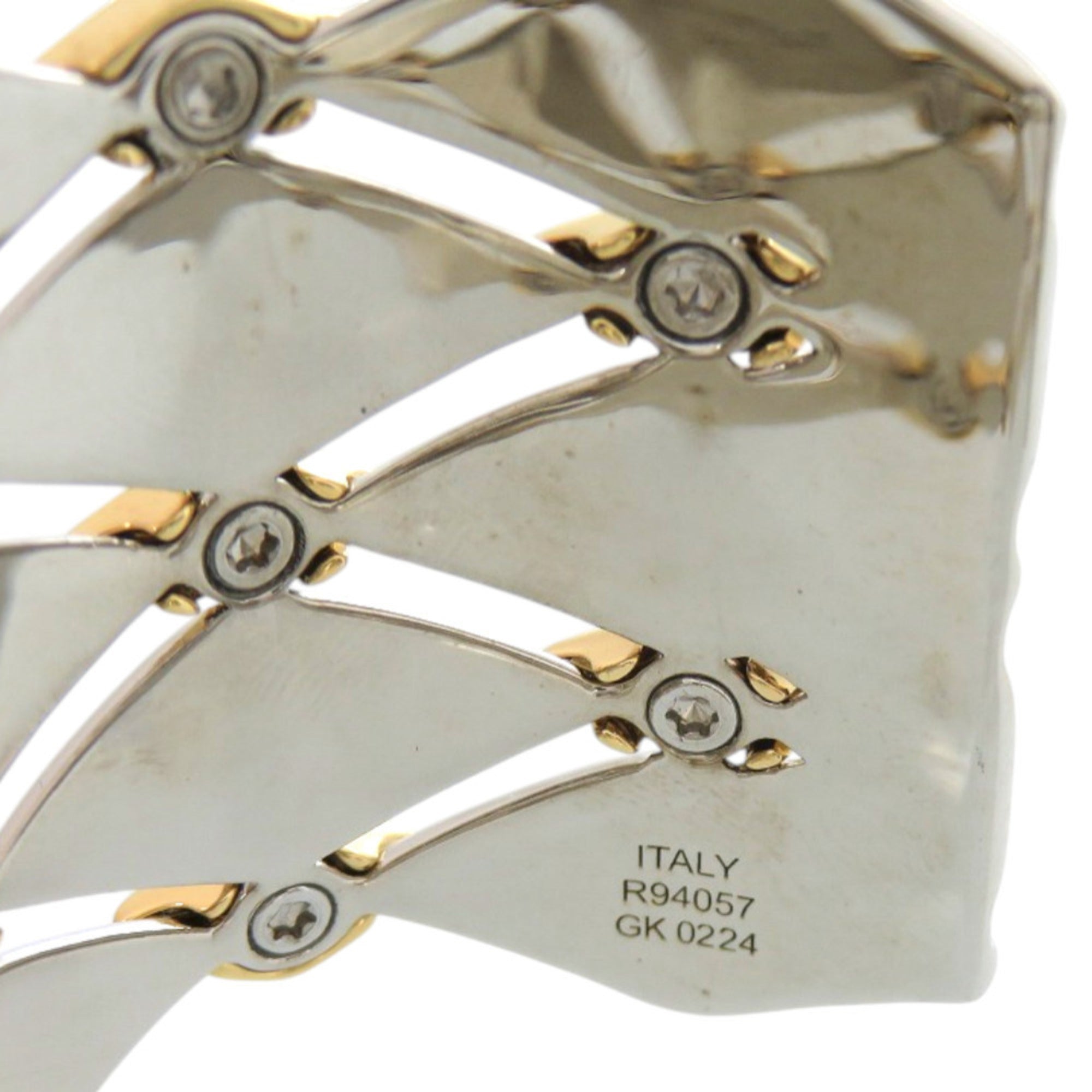 Like new Louis Vuitton Maltage Stud Bracelet R94057 Metal Gold Bangle 0705 LOUIS VUITTON — Like New