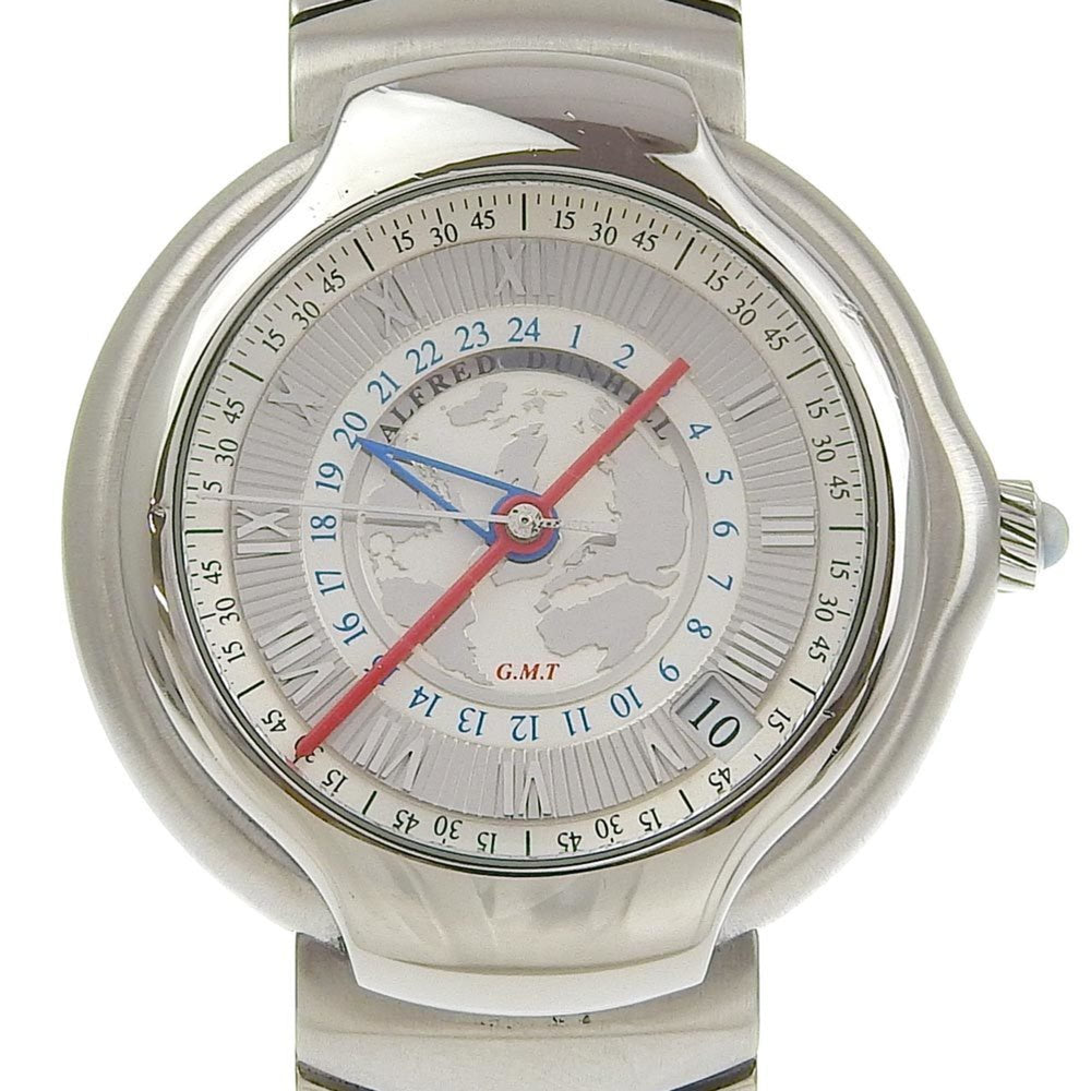 Dunhill Millennium GMT Watch 1844 Limited Edition BB8023 Stainless Steel Automatic White Dial Ladies I120224036 — Very Good