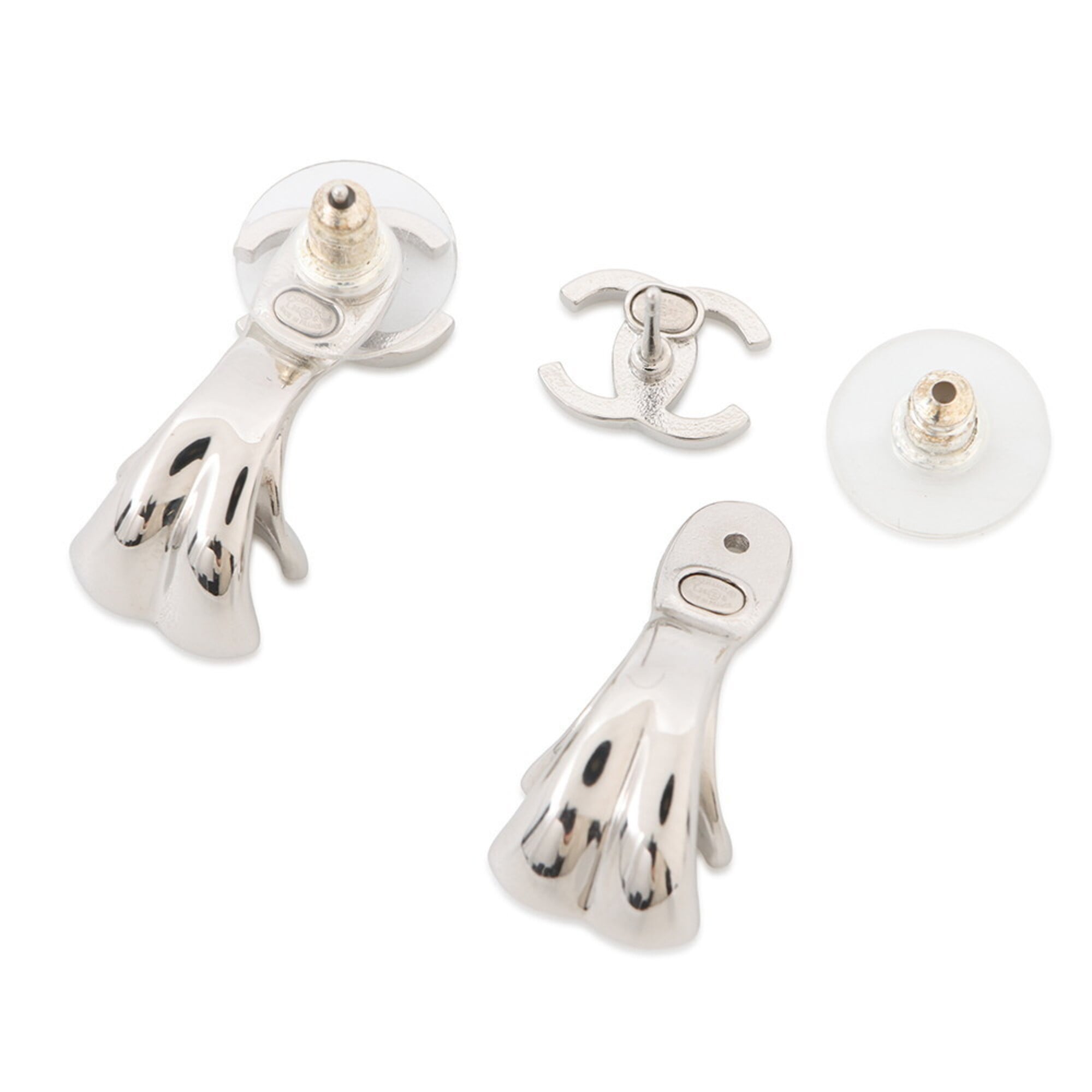 Chanel earrings CC Coco Mark L26 S ABH472 CHANEL 2-way — Like New