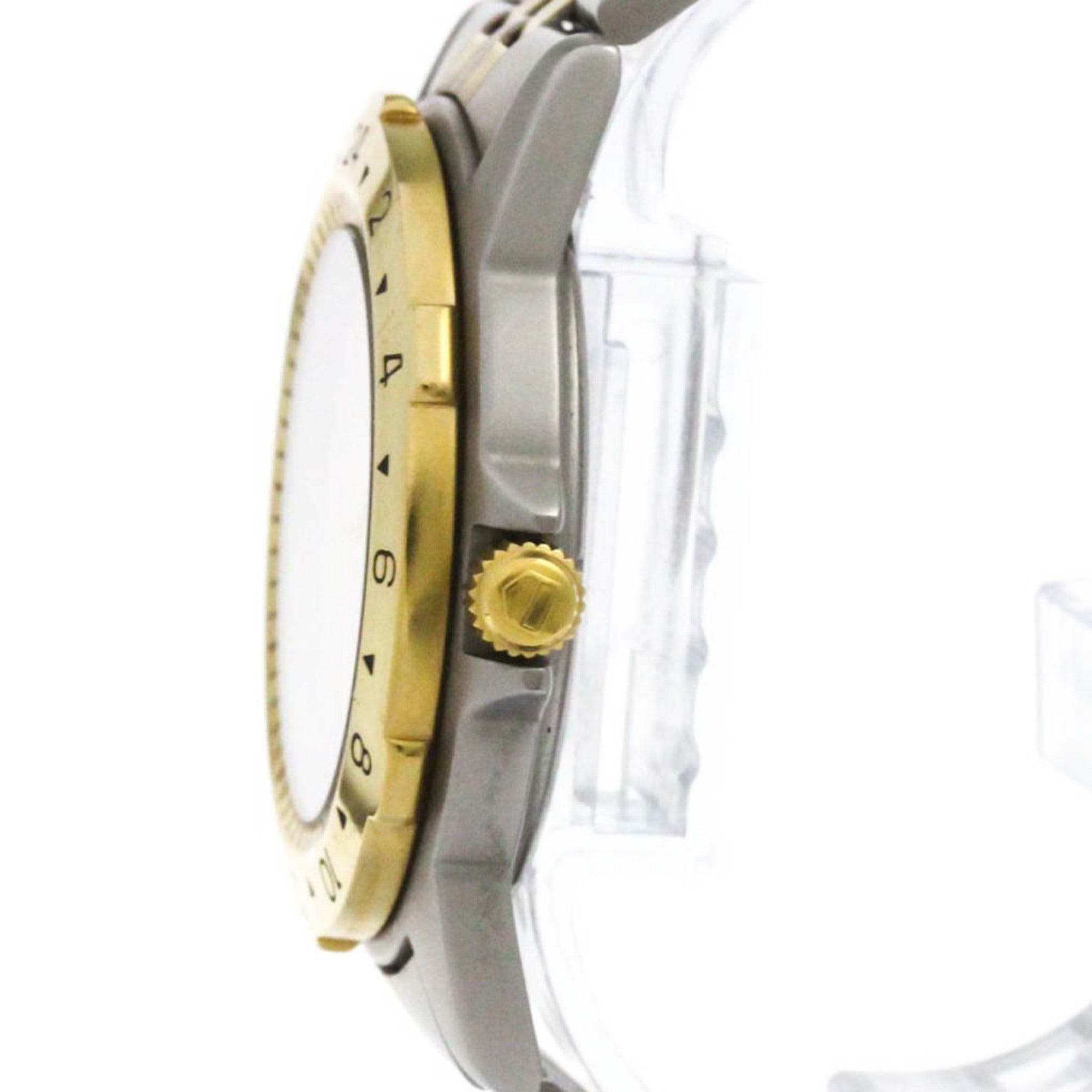 TAG HEUER 1500 GMT Gold Plated Steel Quartz Mens Watch 155.706 — Good