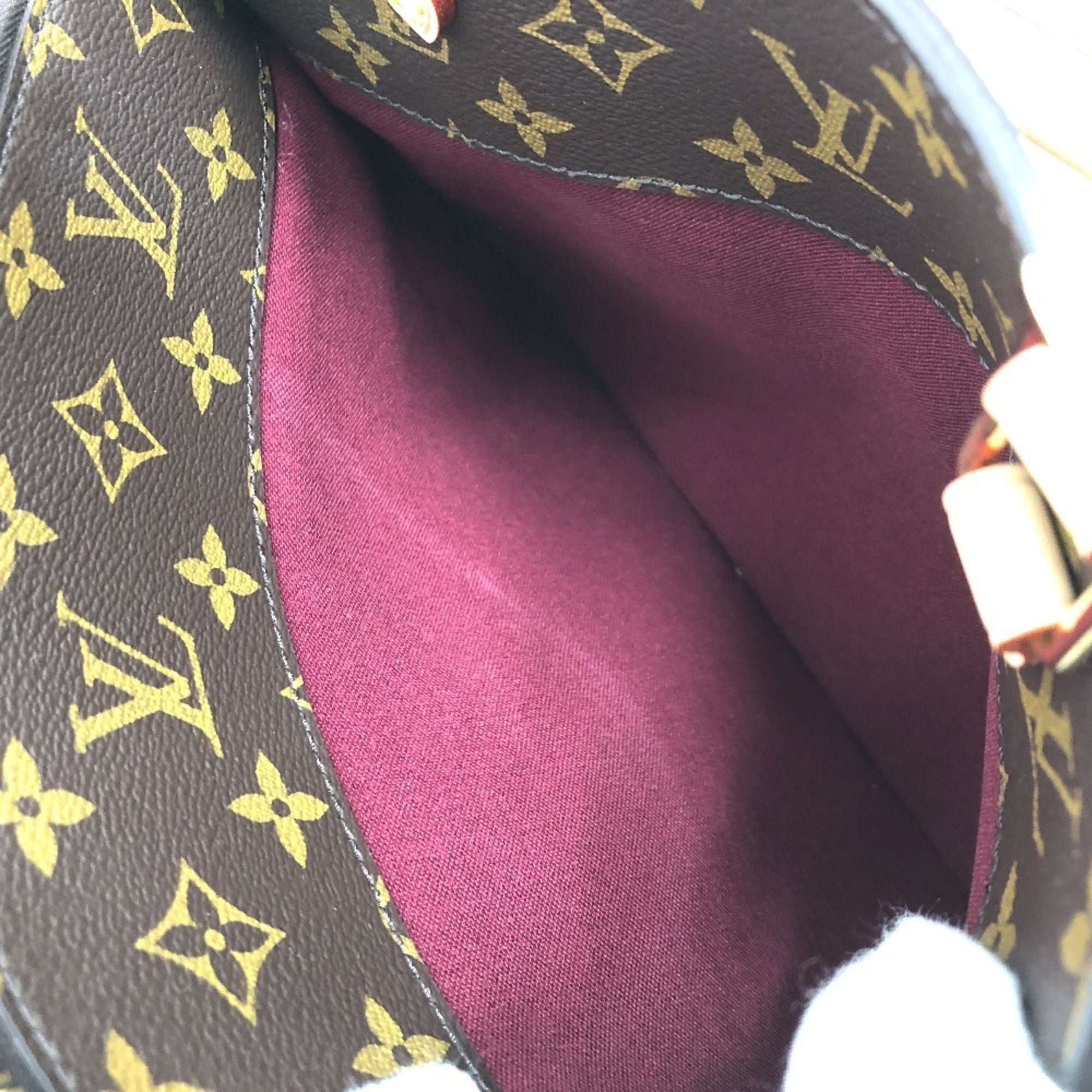LOUIS VUITTON M45898 Grand Palais MM 2-Way Bag, Monogram Canvas, Brown, Like New — Like New