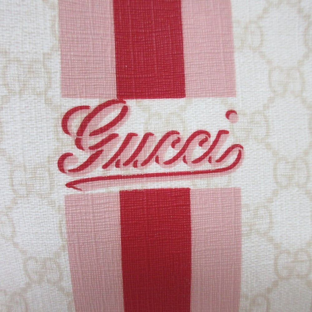 GUCCI Sherry Line GG Pattern Clutch Bag/Second Bag 189818 White/Pink Women's — Like New