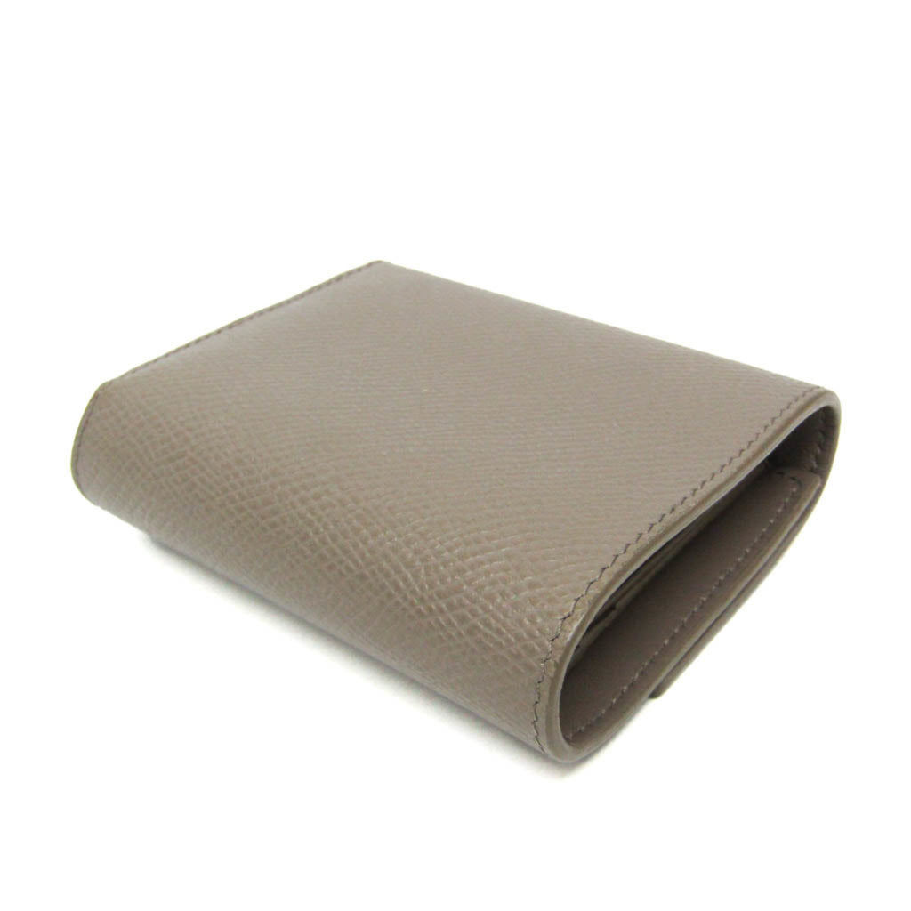 Celine Small Triford Wallet 10B573BEL.31AN Women's  Embossed Calf Leather Wallet (tri-fold) Gray