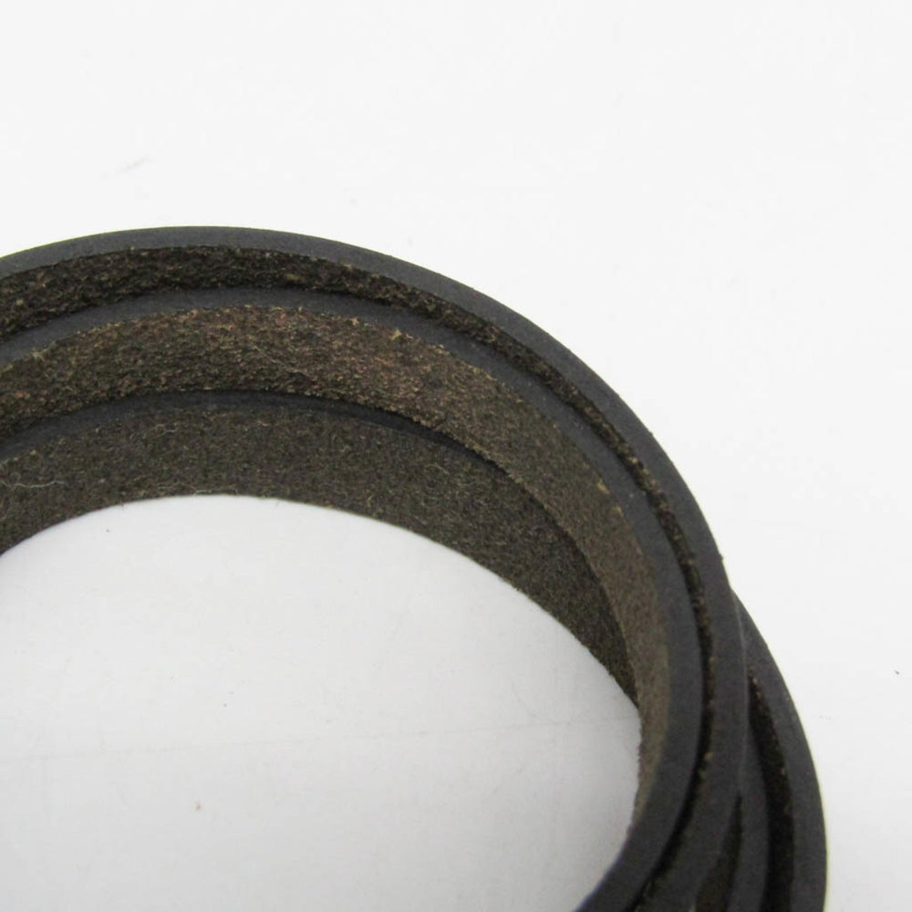 Hermes Hapi III Choker Leather,Metal Bangle Silver,Black — Like New