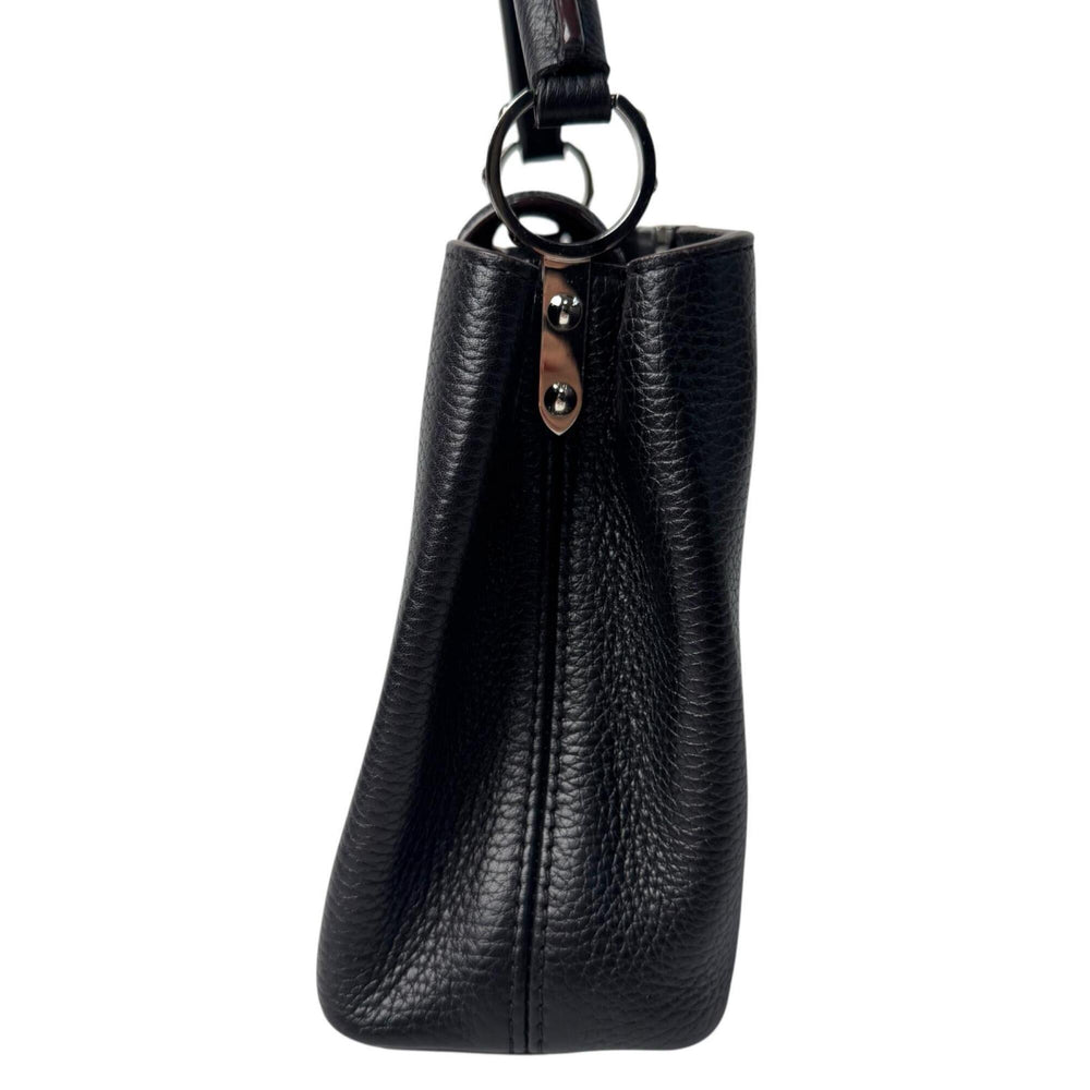 Louis Vuitton Capucines BB M94586 AH2164 2-way Shoulder Bag/Handbag, Black, Crossbody, Women's — Like New
