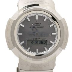 CASIO G-SHOCK FULL METAL AW-500 SERIES AWM-500D-1A8JF Gray Silver Stainless Steel Men's Watch — Like New