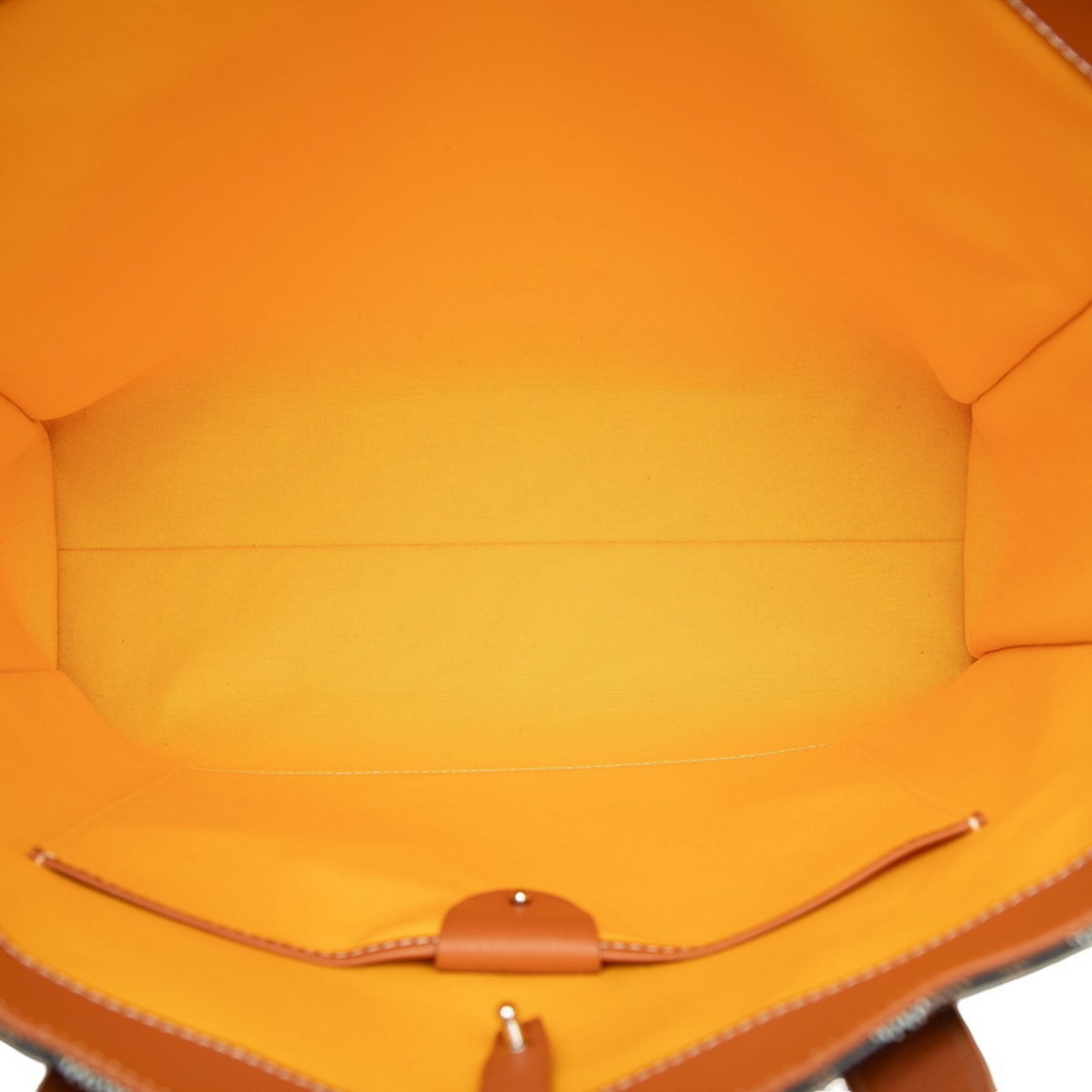 Goyard Sac Voltaire Tote Bag in Brown and Black Leather for Women