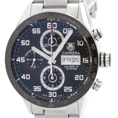 TAG HEUER Carrera Calibre 16 Chronograph Day Date Watch CV2A1S Polished — Very Good
