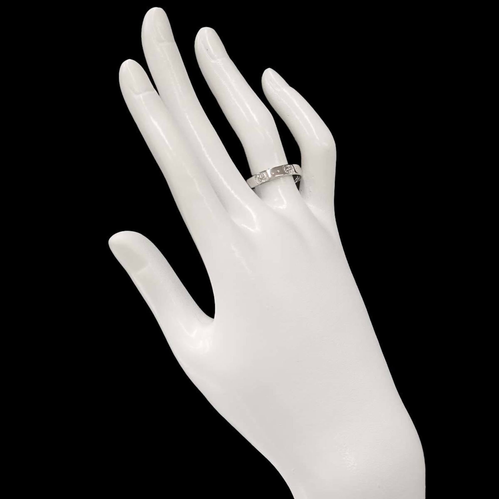 Gucci Icon Ring #25, 18K WG (White Gold 750) — Like New