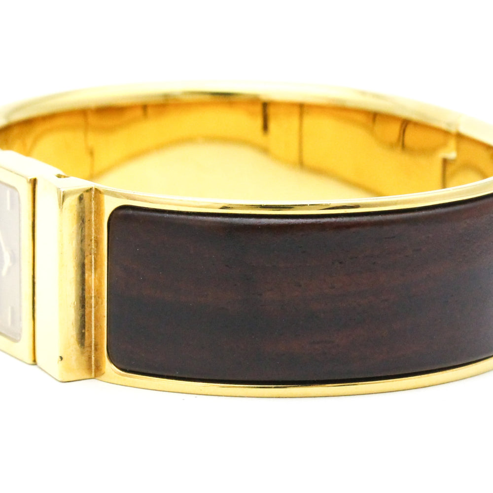 HERMES Loque Gold Plated Quartz Ladies Watch LO1.201 — Good