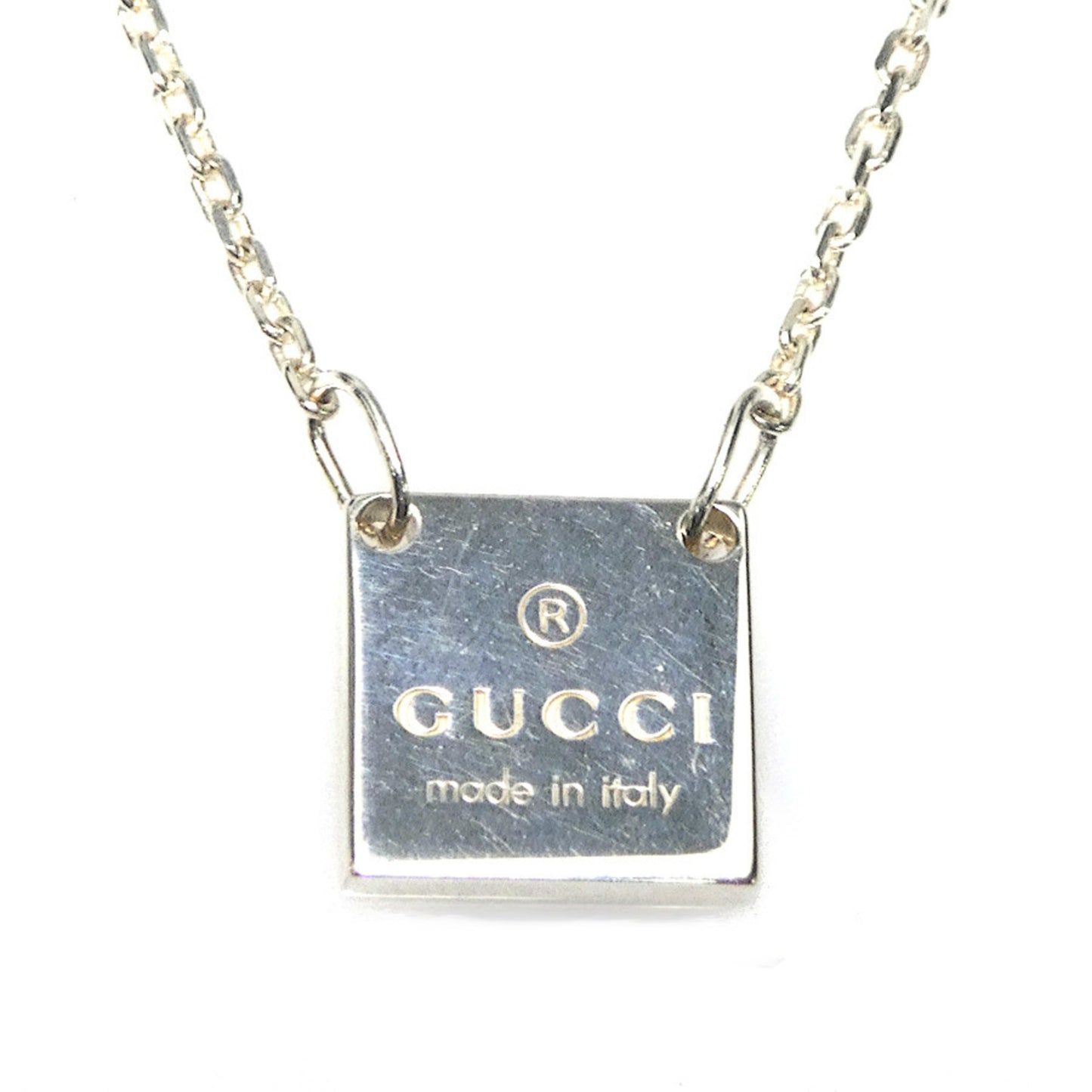 GUCCI Necklace Silver 925 Women's e60550a