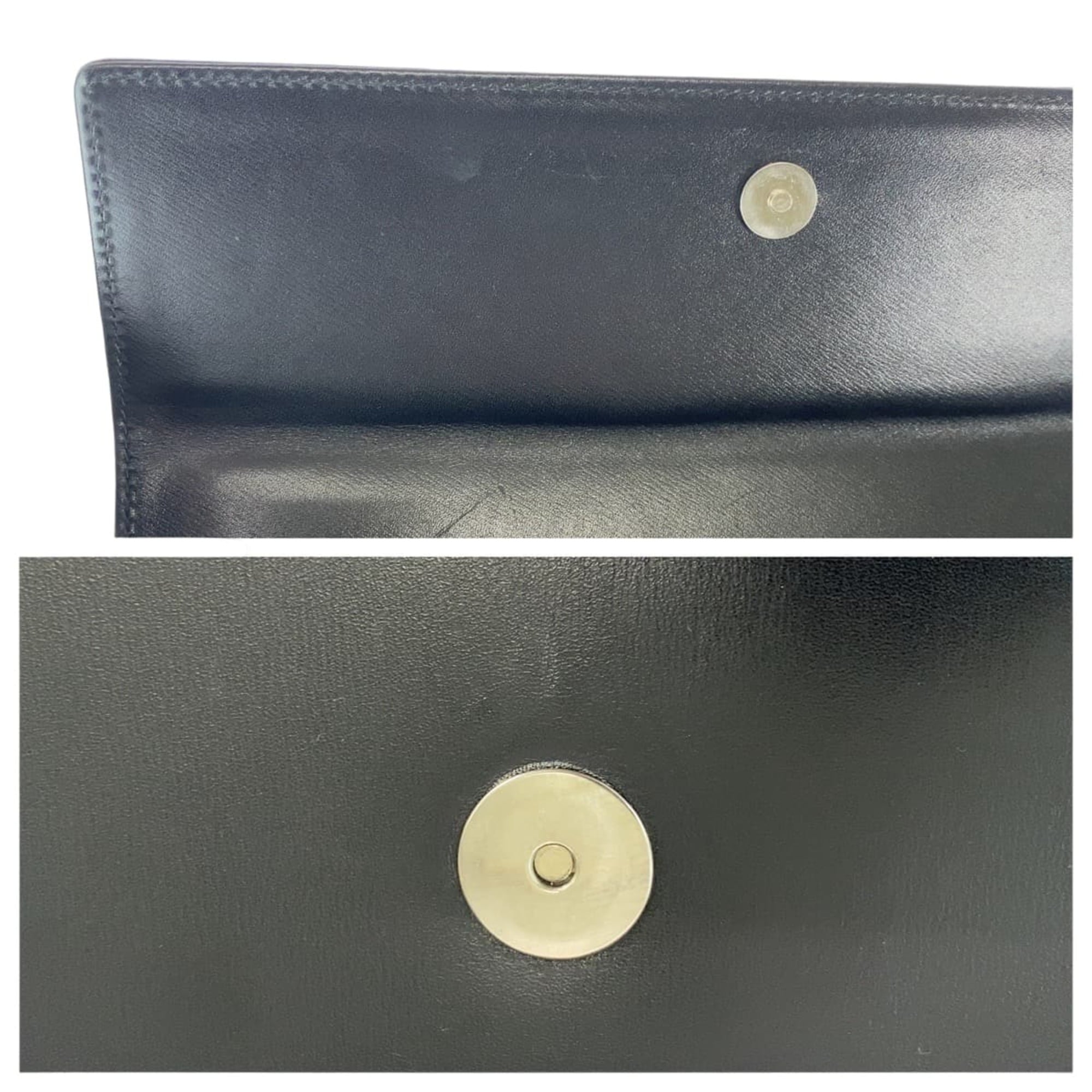 Salvatore Ferragamo Vara black leather shoulder bag with silver hardware, AF-21 9226, for women